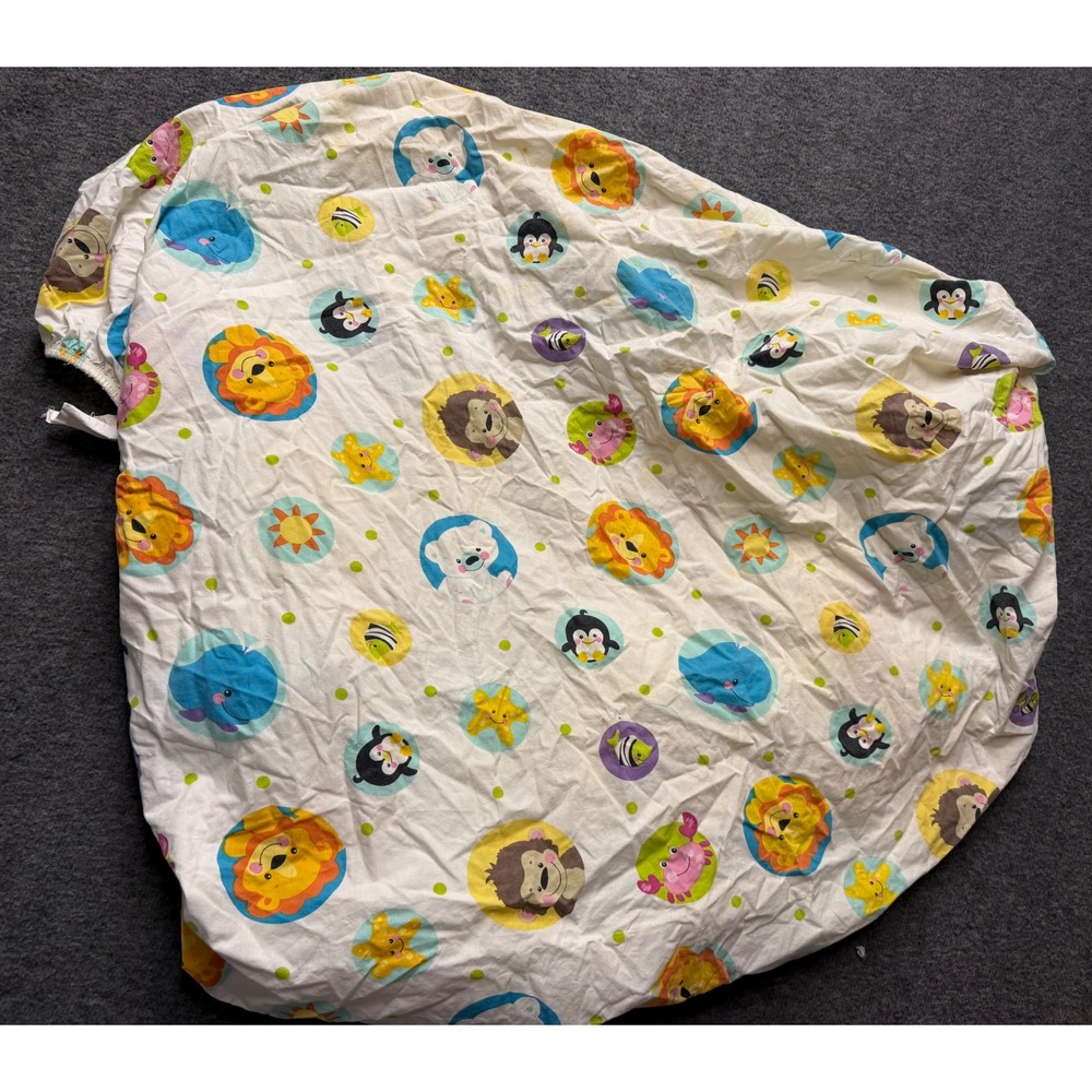 Vintage Precious Planet Fiher Price Fitted Toddler or Crib Bed Sheet Vintage - Picture 1 of 6